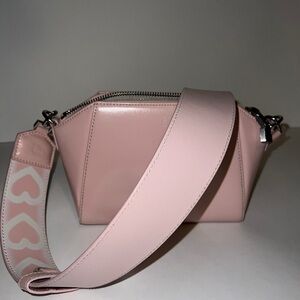 Givenchy Antigona Pink Shoulder Bag with Heart Strap